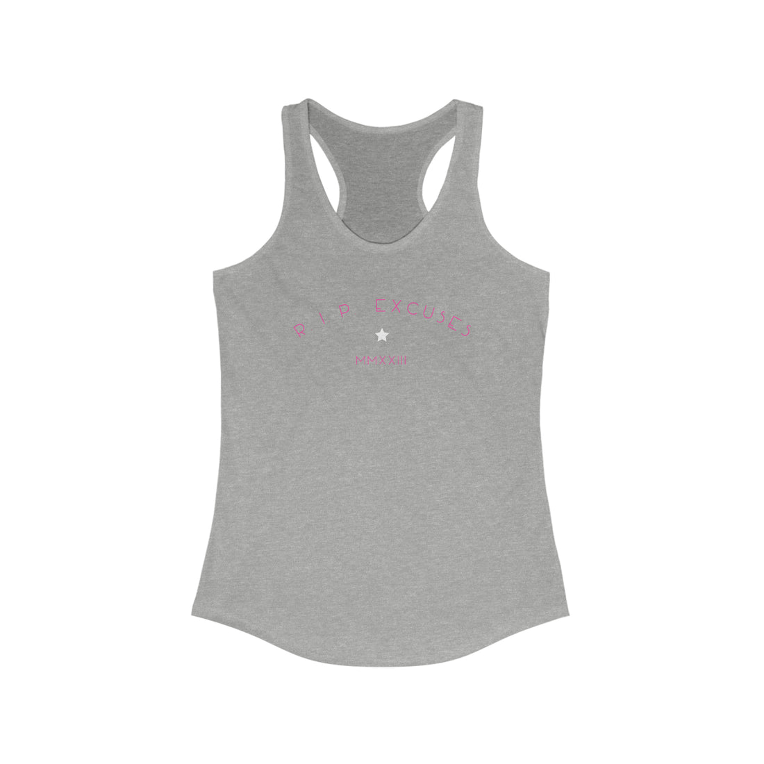 Women's Racerback Tank - Vintage #RIP Excuses