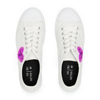 Women's Low Top Canvass Sneakers - Determined AF