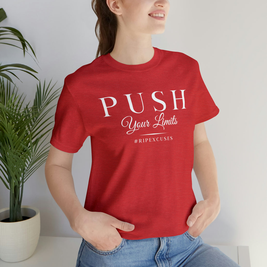 Unisex Jersey Tee - Push Your Limits