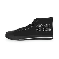 Men's High Top Sneakers - No Grit No Glory