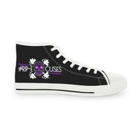 Men's High Top Sneakers - #RIP Excuses