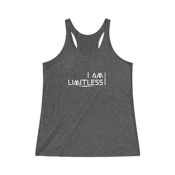 Women's Tri-Blend Racerback Tank - I am Limitless