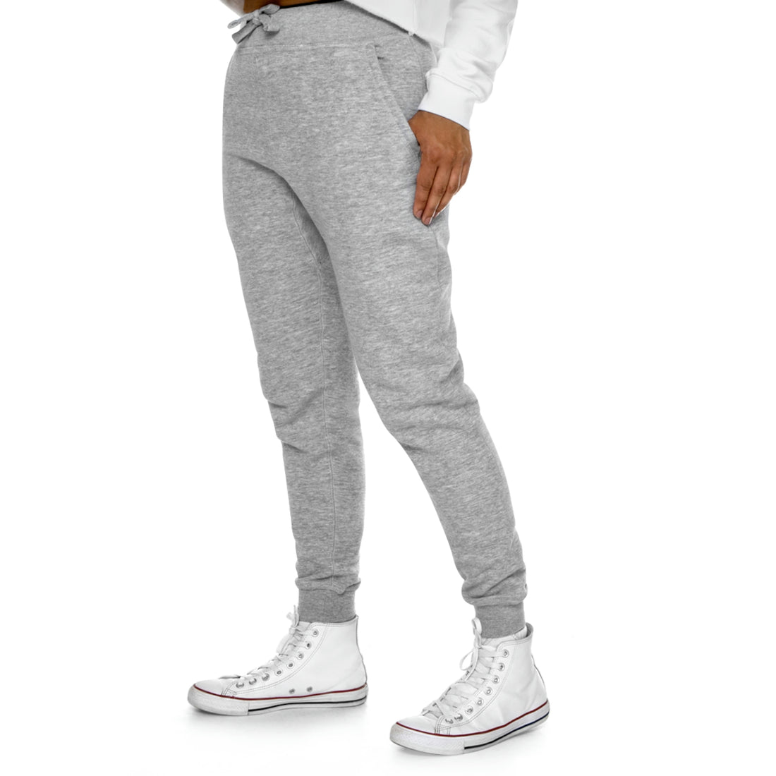 Premium Fleece Joggers - Purple Skull