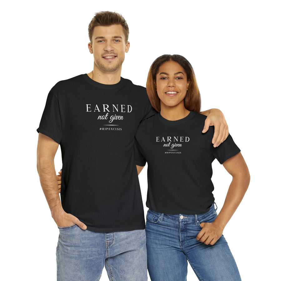 Unisex Heavy Cotton Tee - Earned Not Given