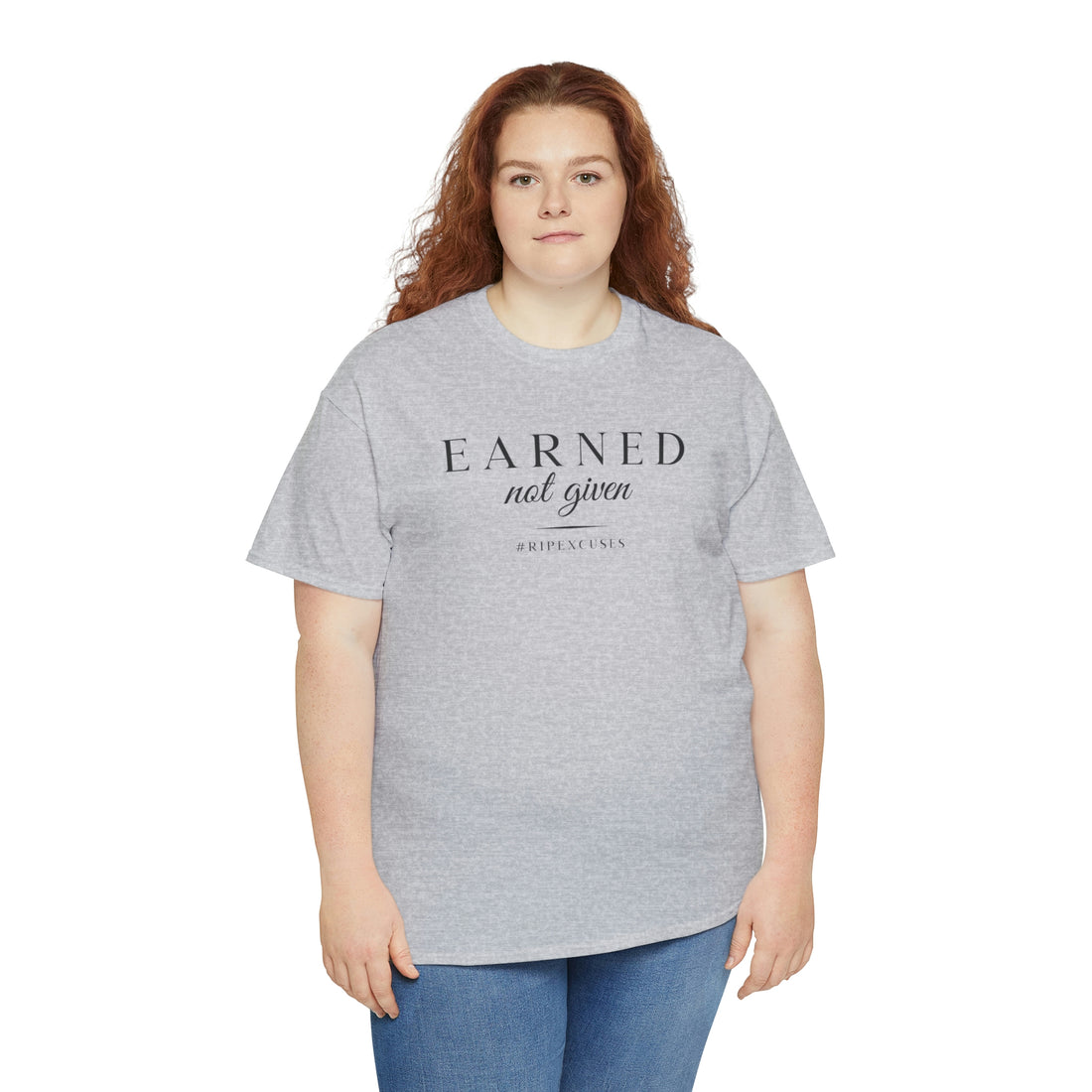 Unisex Heavy Cotton Tee - Earned Not Given