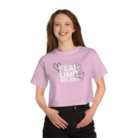 Champion Women's Crop Tee - Fear-Limit-Relent_LESS