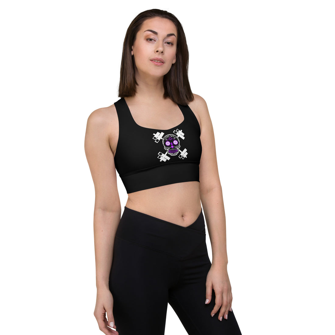 Longline Sports Bra - #RIP Excuses