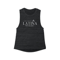 Women's Flowy Scoop Muscle Tank - Latina Sin Limites