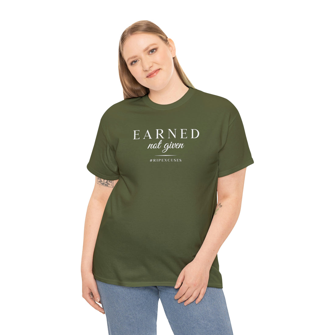 Unisex Heavy Cotton Tee - Earned Not Given