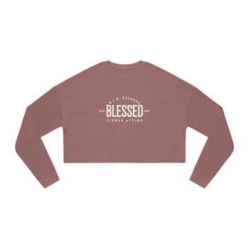 Women's Crop Long-sleeve - Blessed