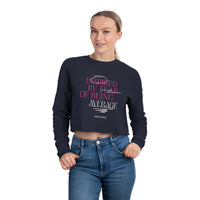 Women's Crop Long-sleeve - Inspired by Fear of Average