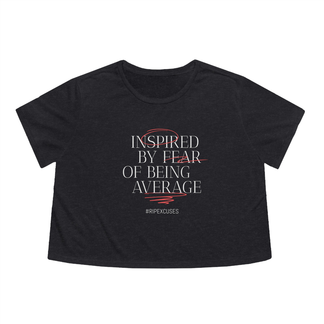 Women's Flowy Cropped Tee - Inspired by Fear of Average