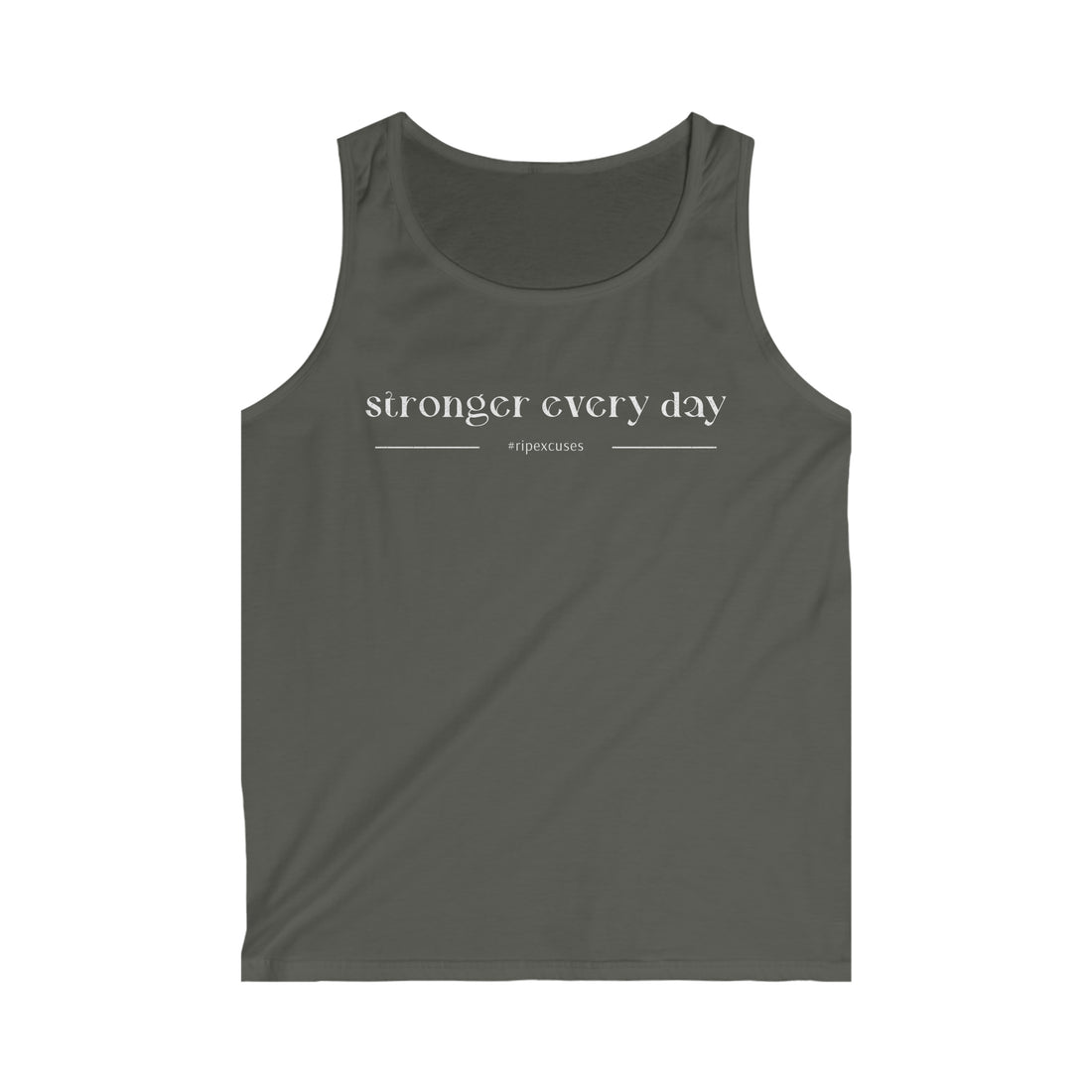 Men's Softstyle Tank Top - Stronger Every Day