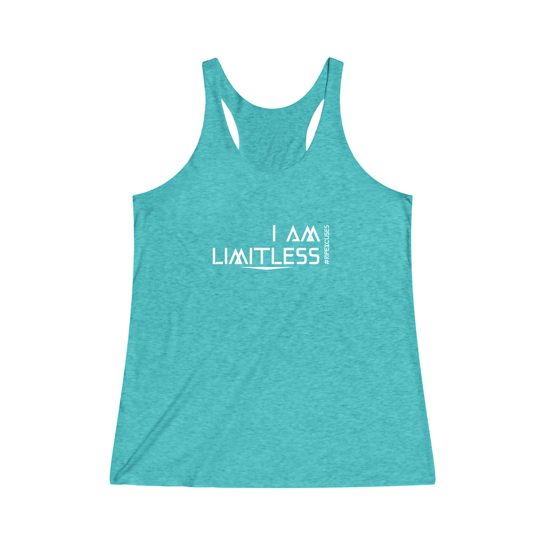 Women's Tri-Blend Racerback Tank - I am Limitless