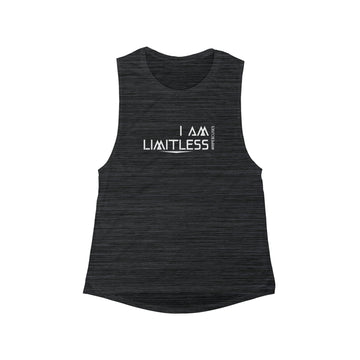 Women's Flowy Muscle Tank - I am Limitless