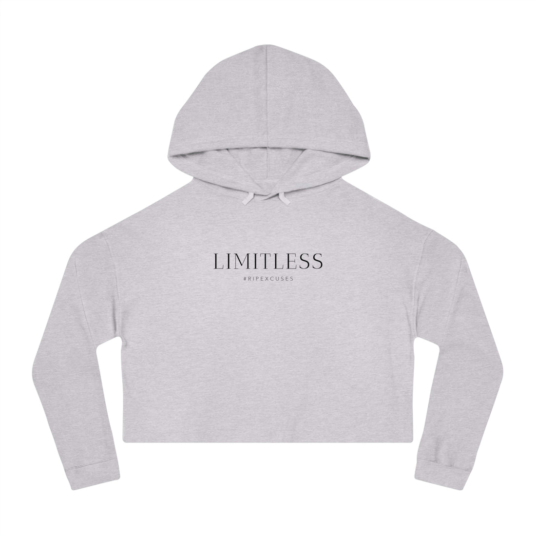 Women’s Crop Hooded Sweatshirt - LIMITLESS