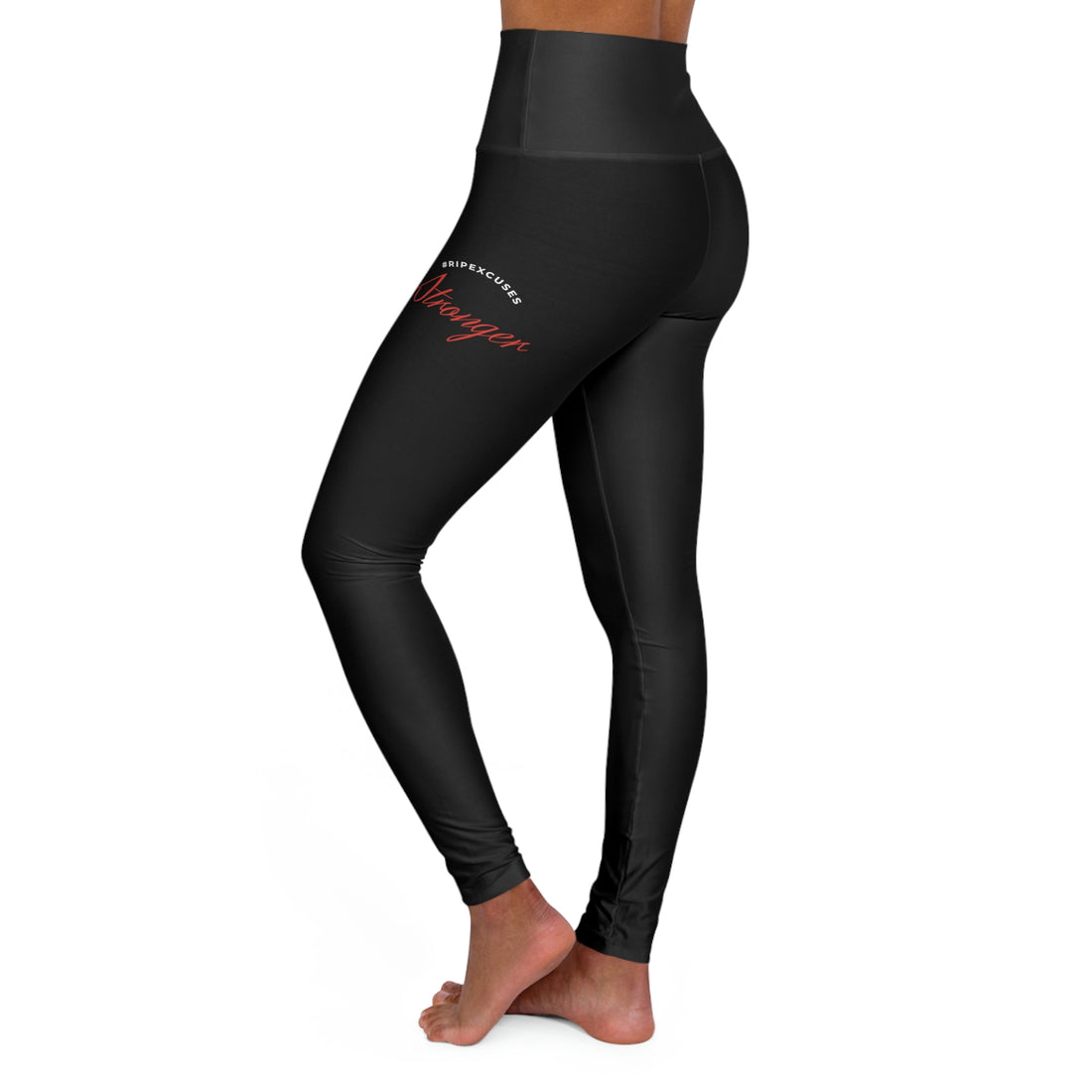 High Waisted Yoga Leggings - Stronger