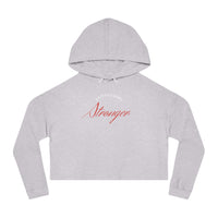 Women’s Cropped Hooded Sweatshirt _ stronger