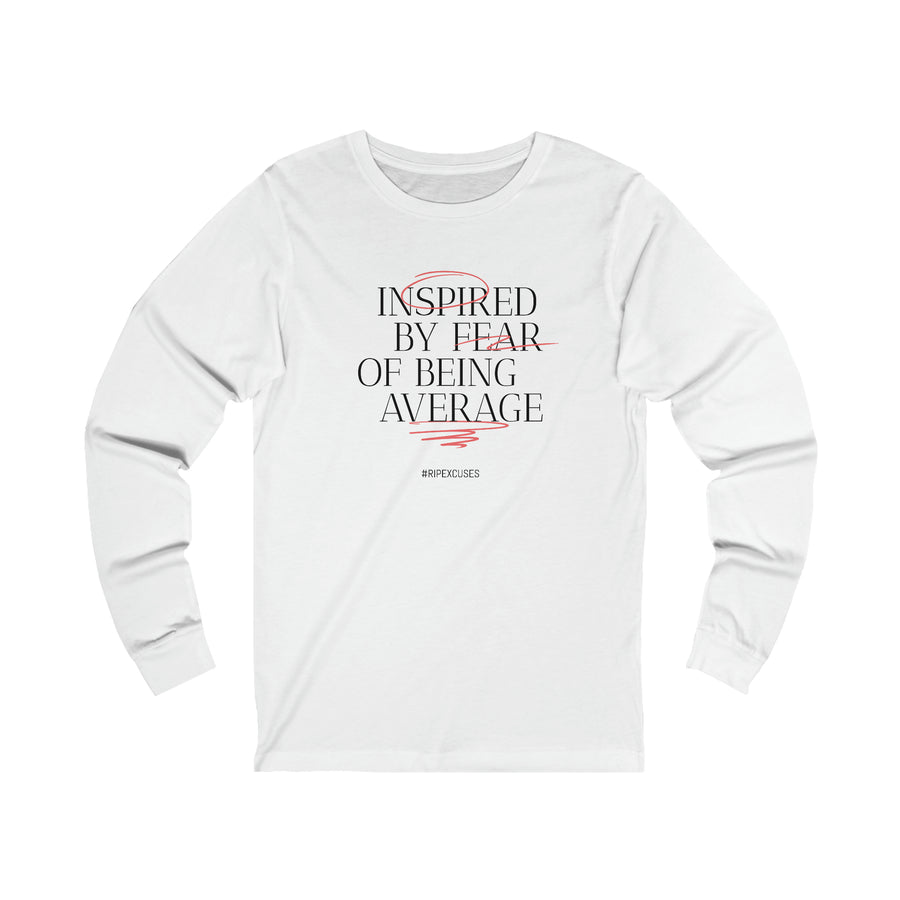 Unisex Jersey Long Sleeve Tee - Inspired by Fear of Average