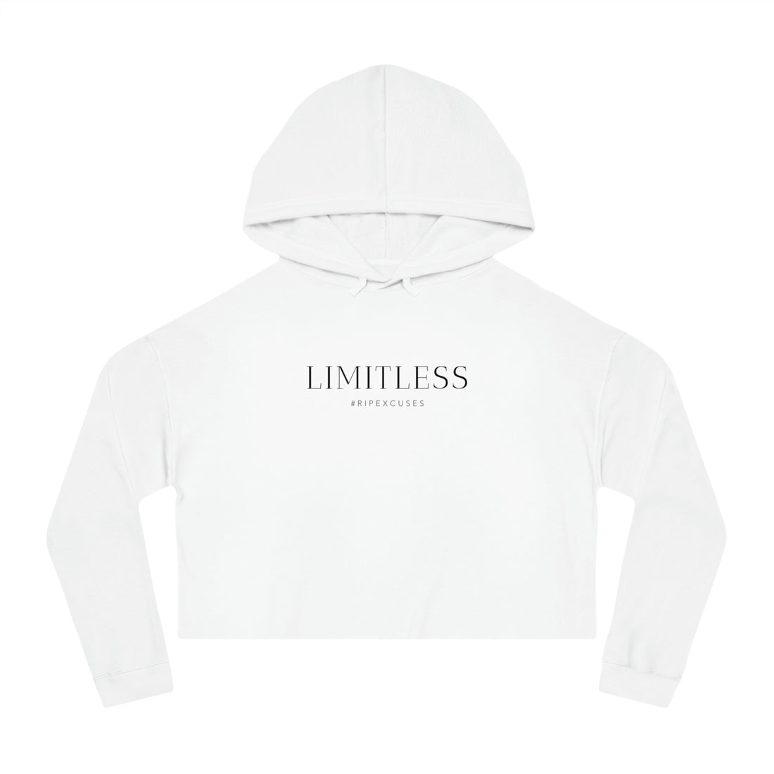 Women’s Crop Hooded Sweatshirt - LIMITLESS