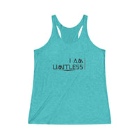 Women's Racerback Tank - I am Limitless