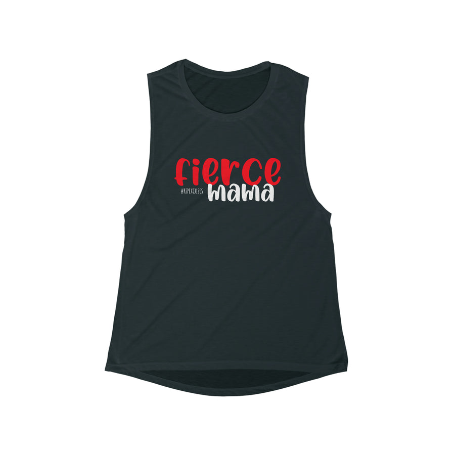 Women's Flowy Muscle Tank - Fierce Mama