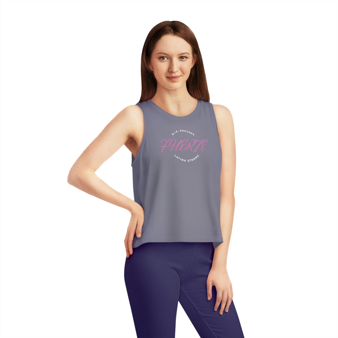 Women's Dancer Cropped Tank Top - Fuerte