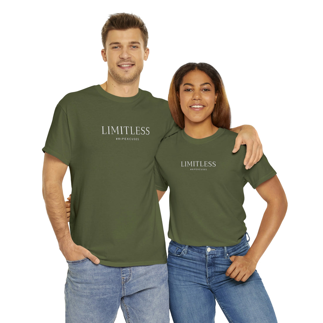 Unisex Heavy Cotton Tee - LIMITLESS