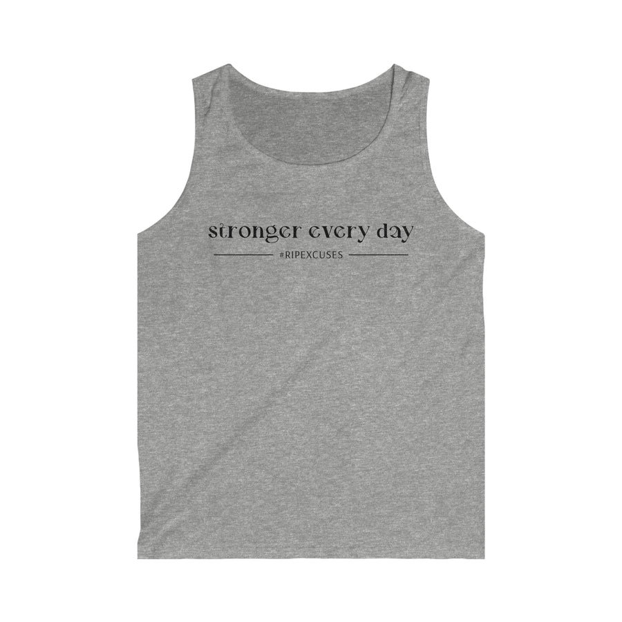 Men's Softstyle Tank Top - Stronger Every Day