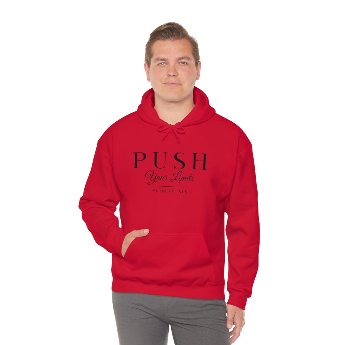 Unisex Hooded Sweatshirt - Push Your Limits