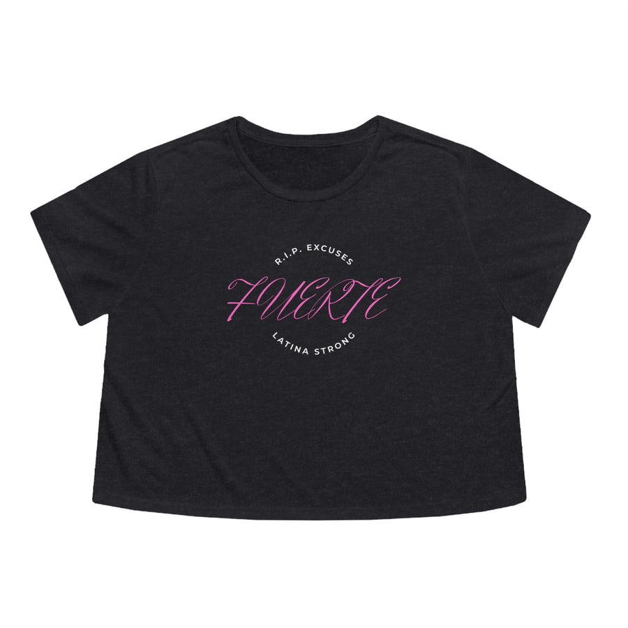 Women's Flowy Cropped Tee - Fuerte