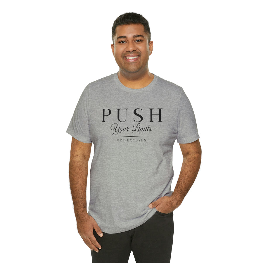 Unisex Jersey Tee - Push Your Limits