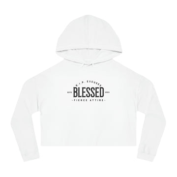 Women’s Crop Hooded Sweatshirt - Blessed