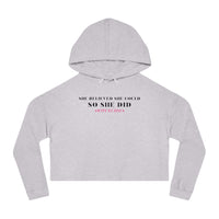 Women’s Crop Hooded Sweatshirt - She Believed