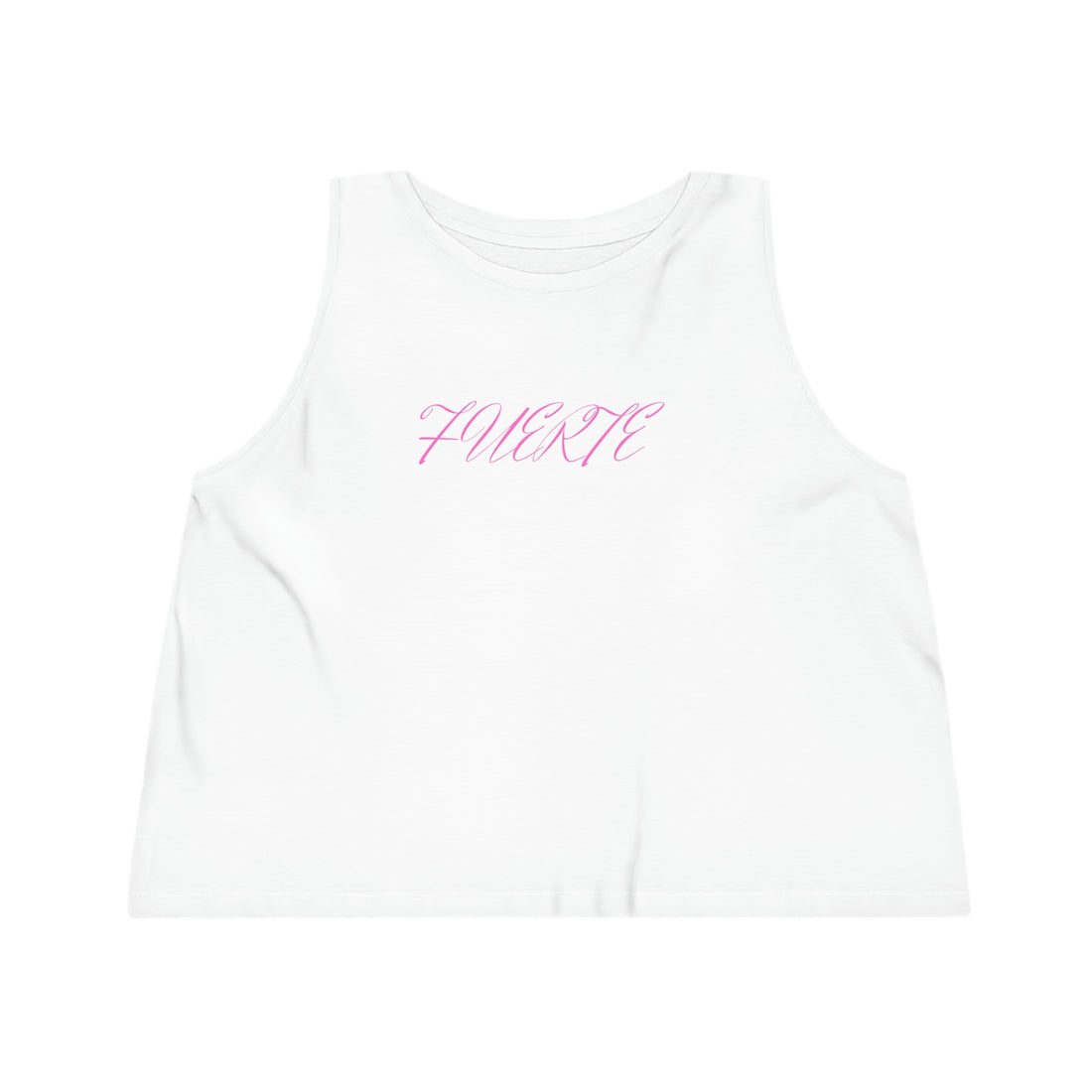 Women's Dancer Cropped Tank Top - Fuerte