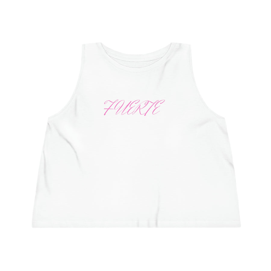 Women's Dancer Cropped Tank Top - Fuerte