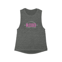 Women's Flowy Muscle Tank - Blessed