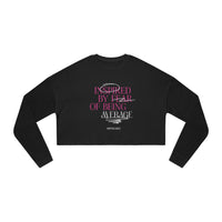 Women's Crop Long-sleeve - Inspired by Fear of Average