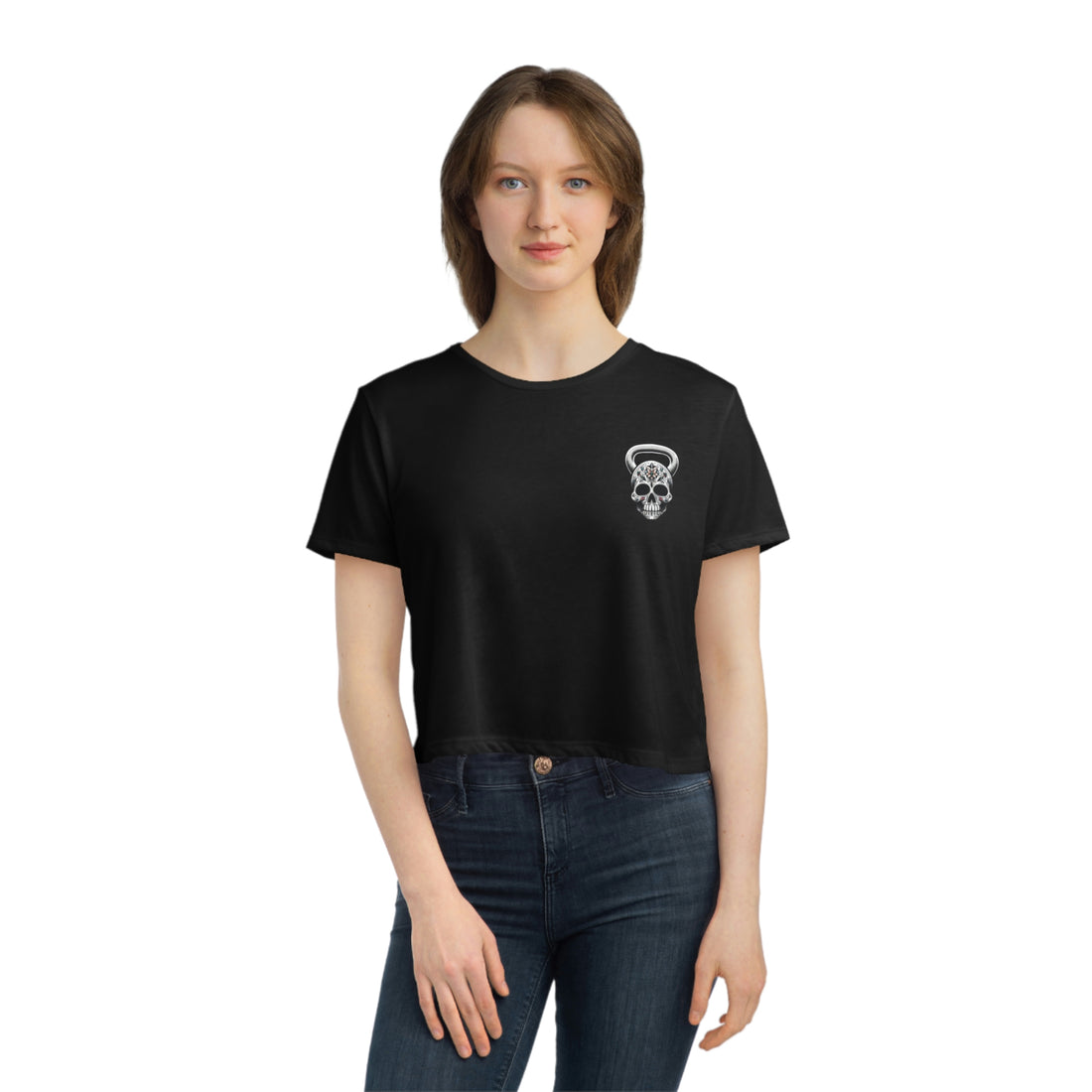 Women's Flowy Cropped Tee - Rare Breed