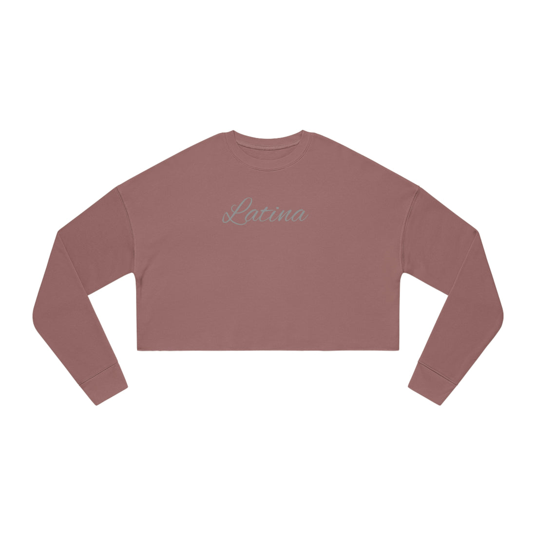 Women's Cropped Sweatshirt - Latina