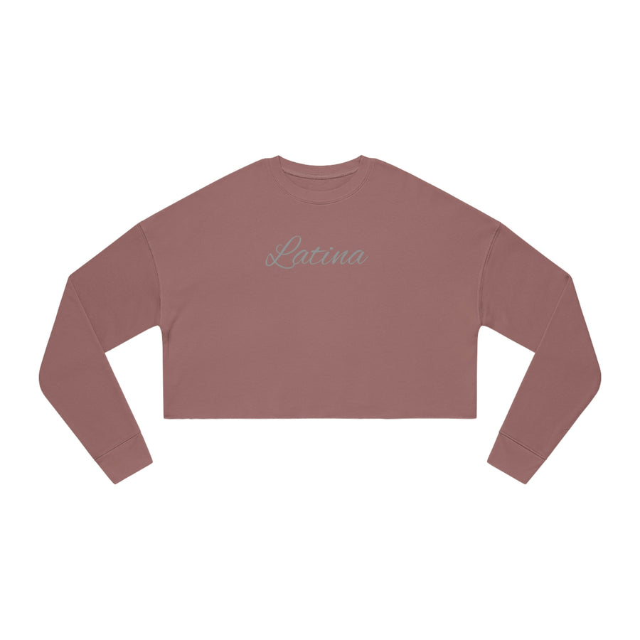 Women's Cropped Sweatshirt - Latina