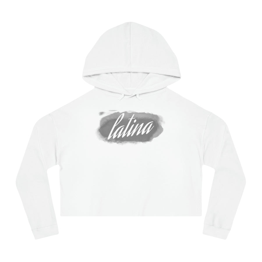 Women’s Cropped Hooded Sweatshirt - Latina