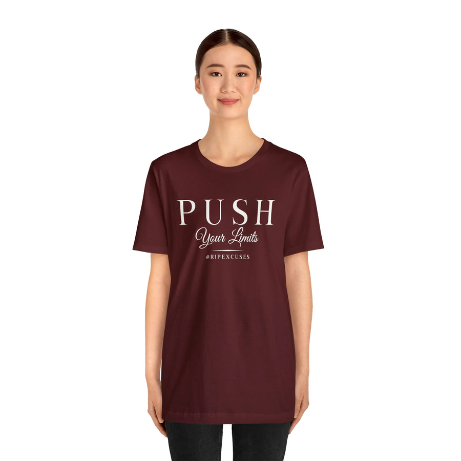 Unisex Jersey Tee - Push Your Limits