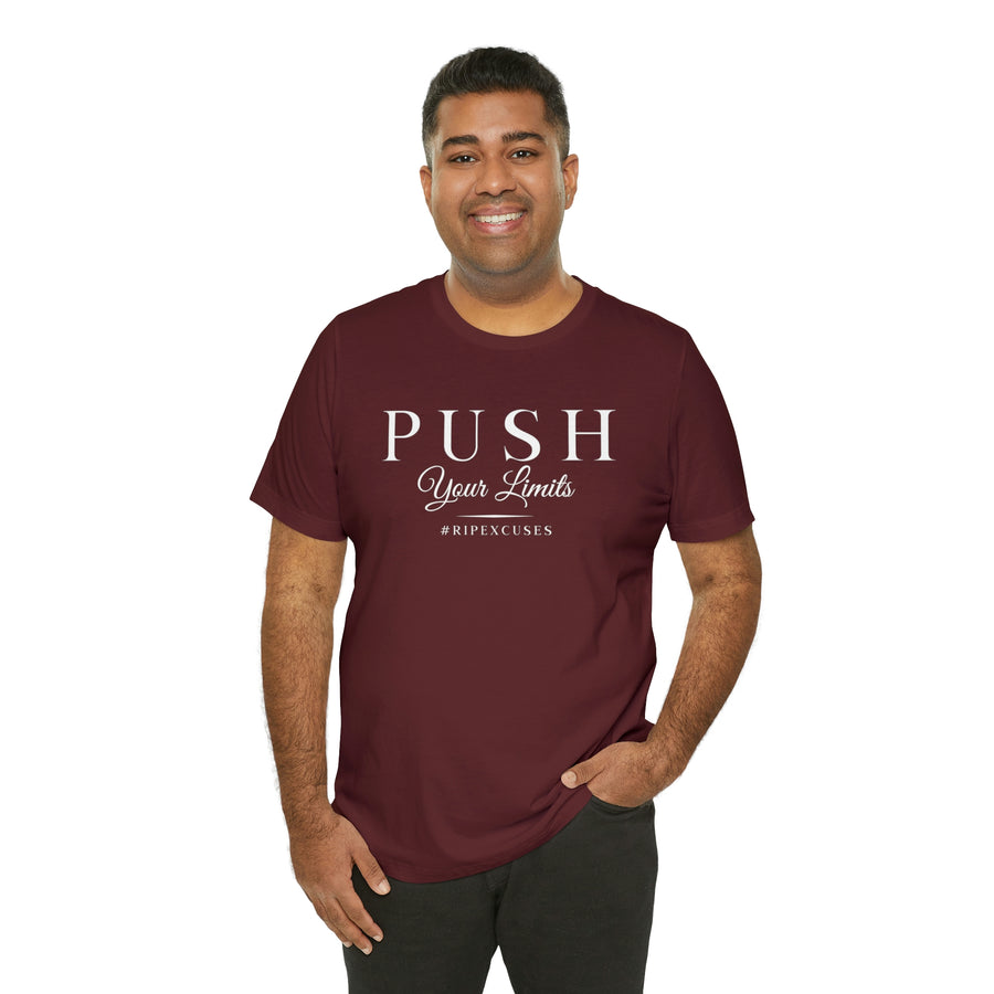 Unisex Jersey Tee - Push Your Limits