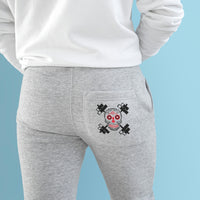 Premium Fleece Joggers - Red Skull