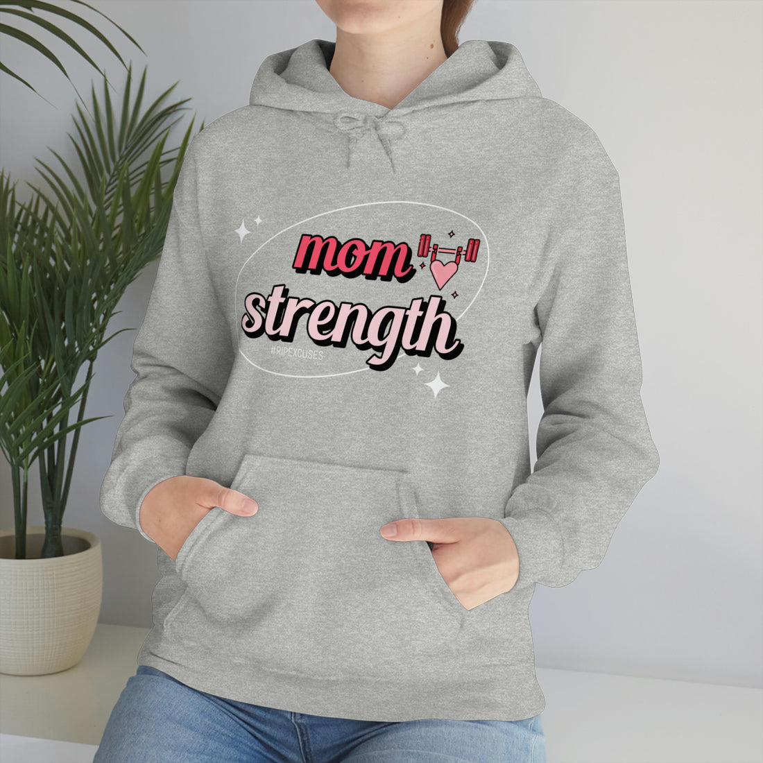 Heavy Blend™ Hooded Sweatshirt - Mom Strength