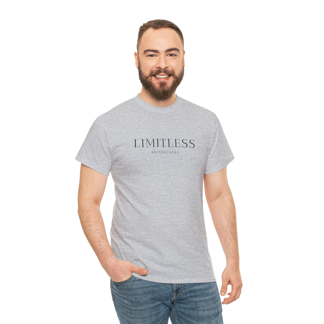 Unisex Heavy Cotton Tee - LIMITLESS