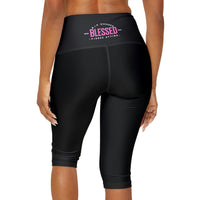 Yoga Capri Leggings - Blessed