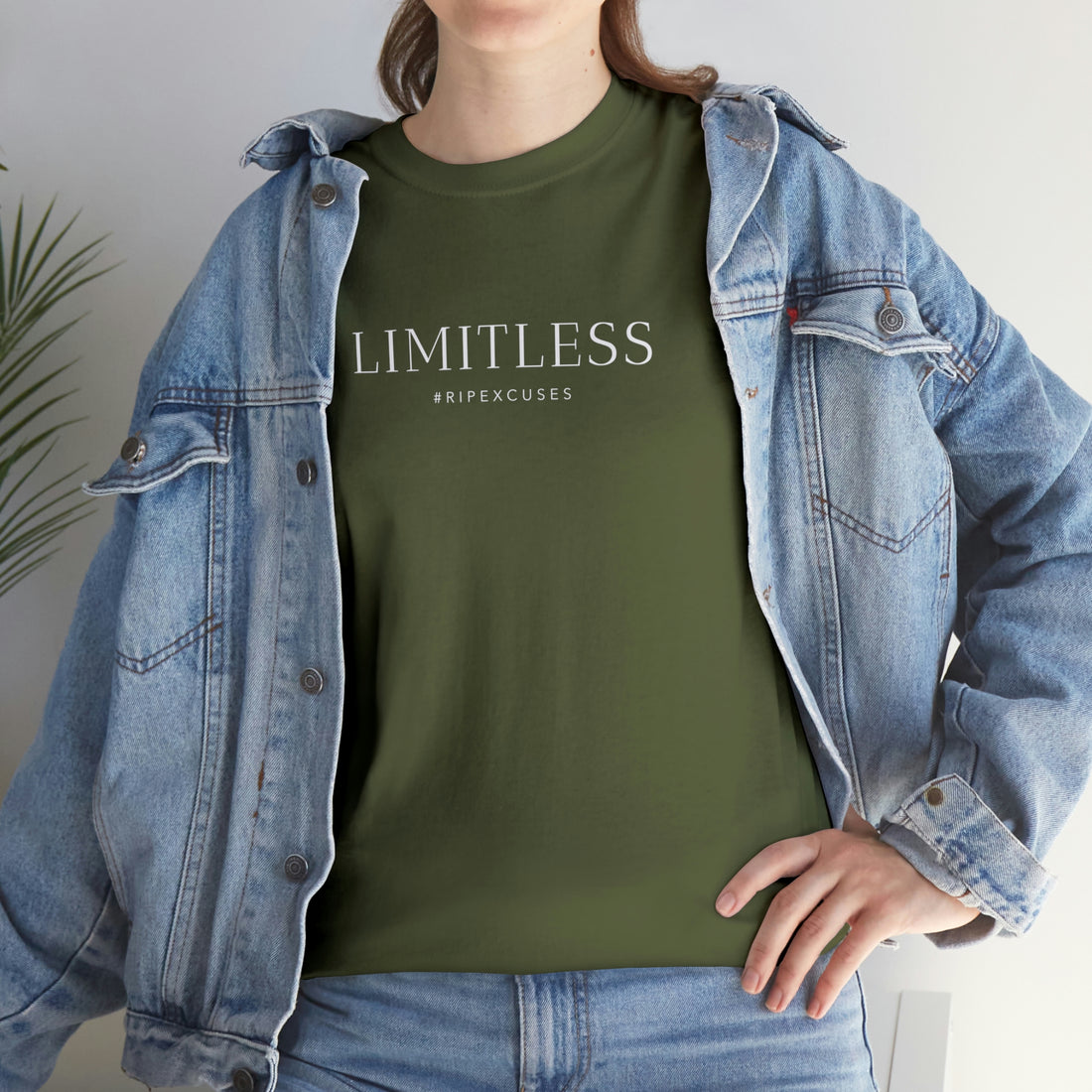 Unisex Heavy Cotton Tee - LIMITLESS