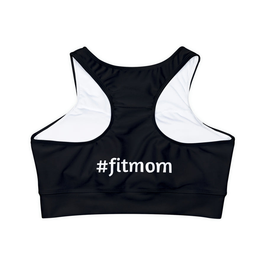 Fully Lined, Padded Sports Bra - Mom Strength